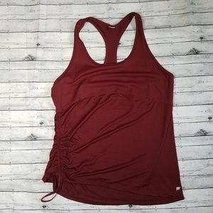 Fabletics | side ruching active top with racerback